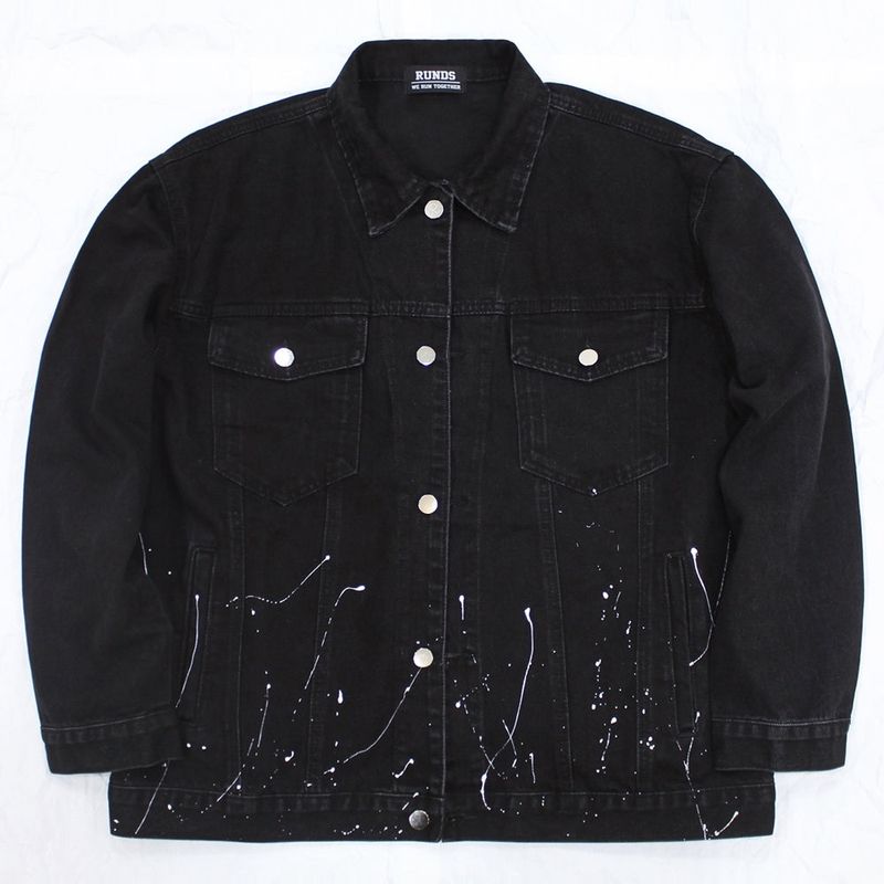 RUNDS(ランド)の「painting trucker jacket(Jackets/Outerwear)」