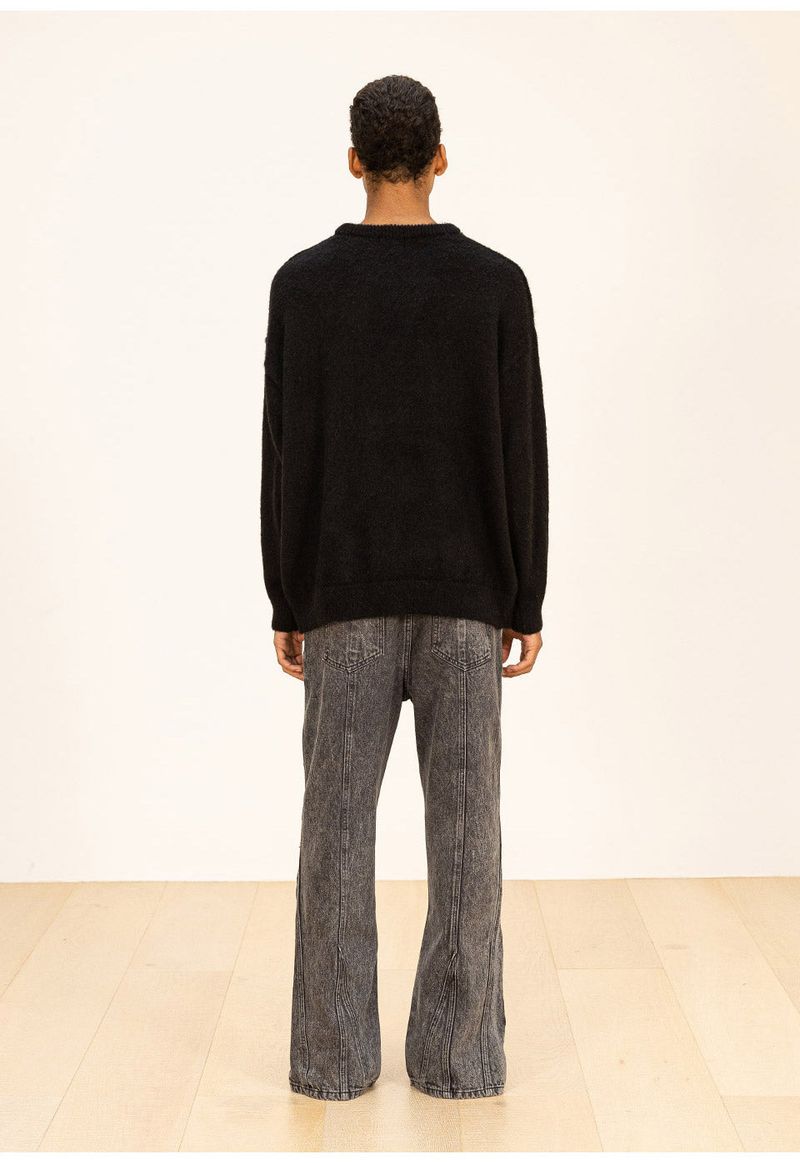 WOOL SOFT MOHAIR OVERSIZED KNIT