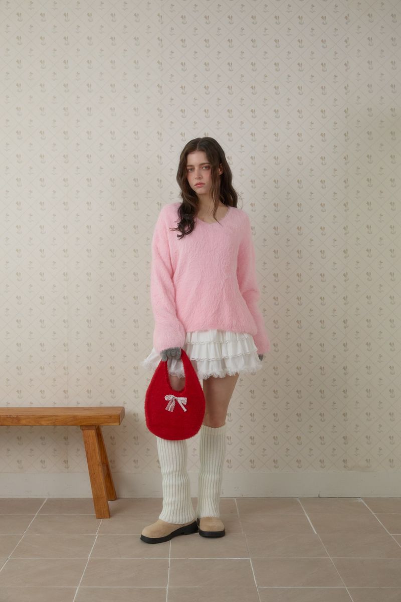 SWEET KNITTING MINI BAG