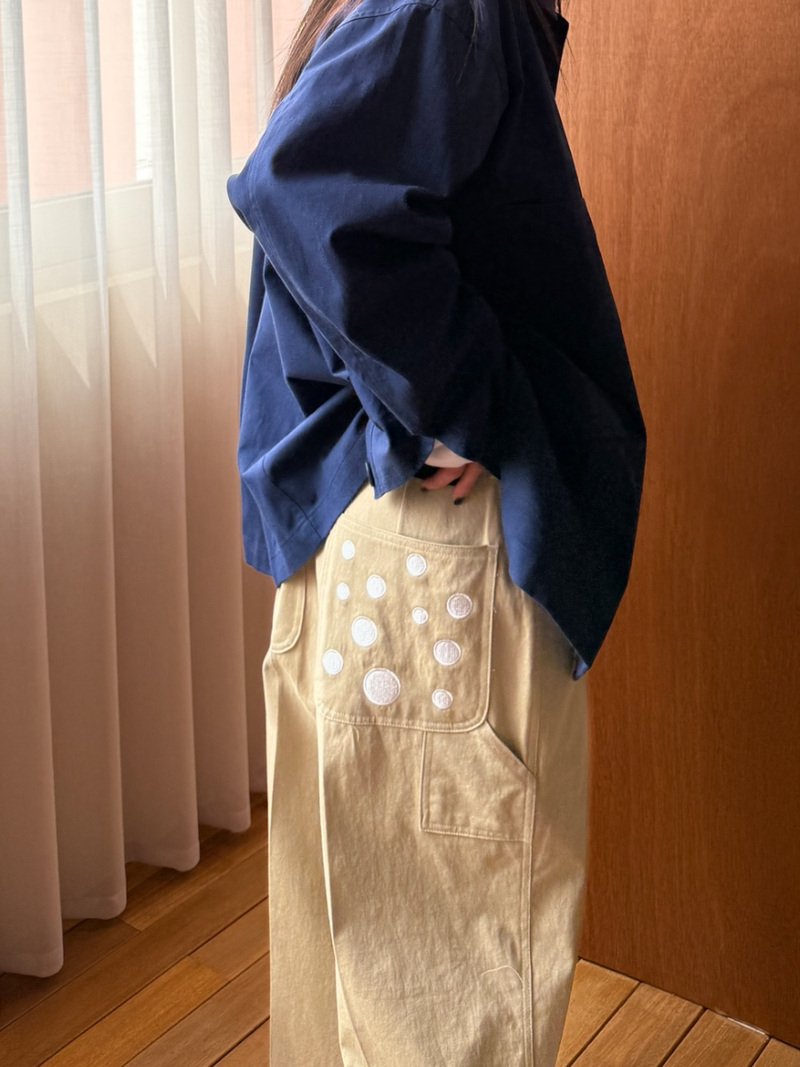 dot pocket pants