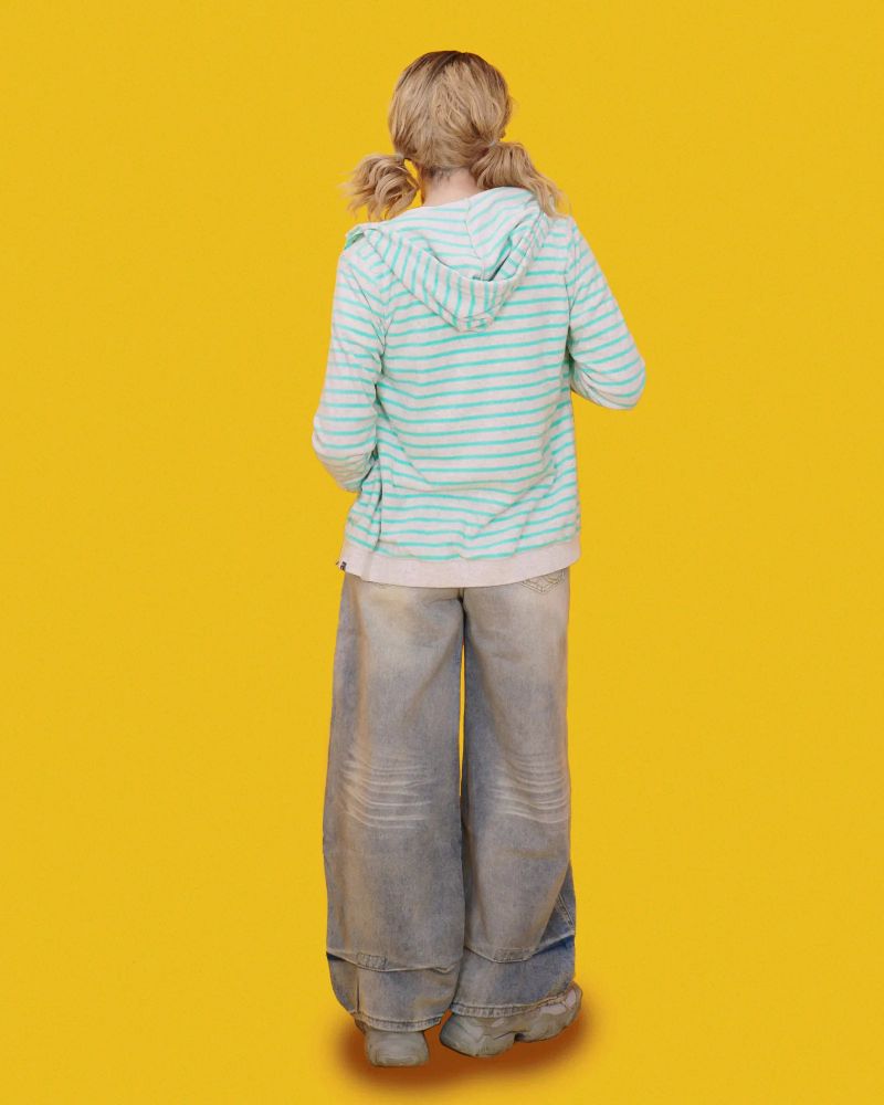 papaya low denim pants