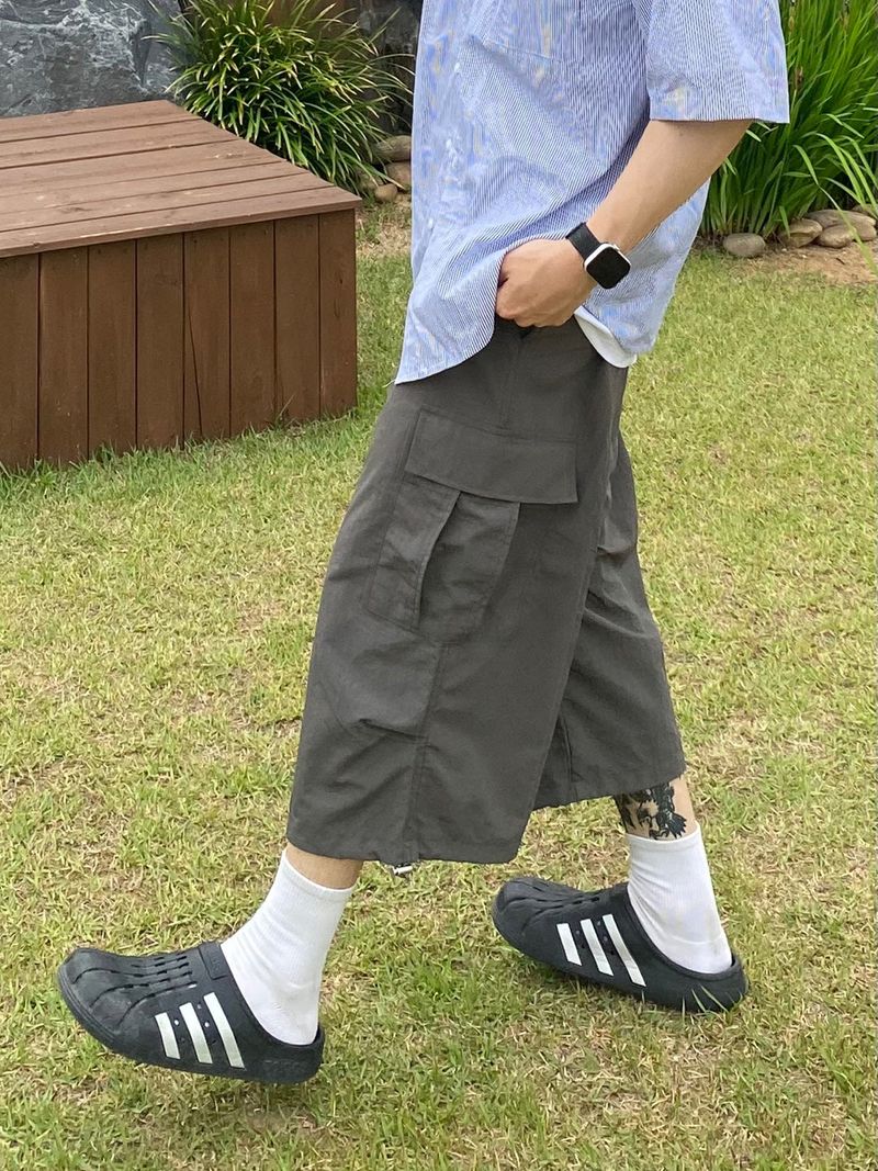 Nylon Stopper Half Pants 4C