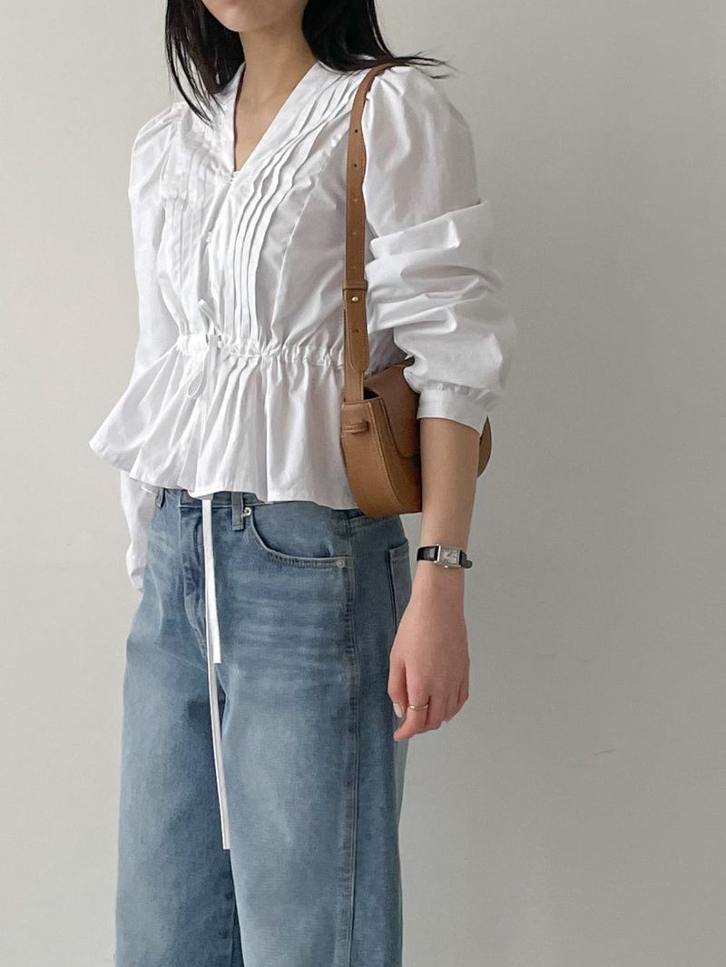 558 Catbrush Wide Denim Pants