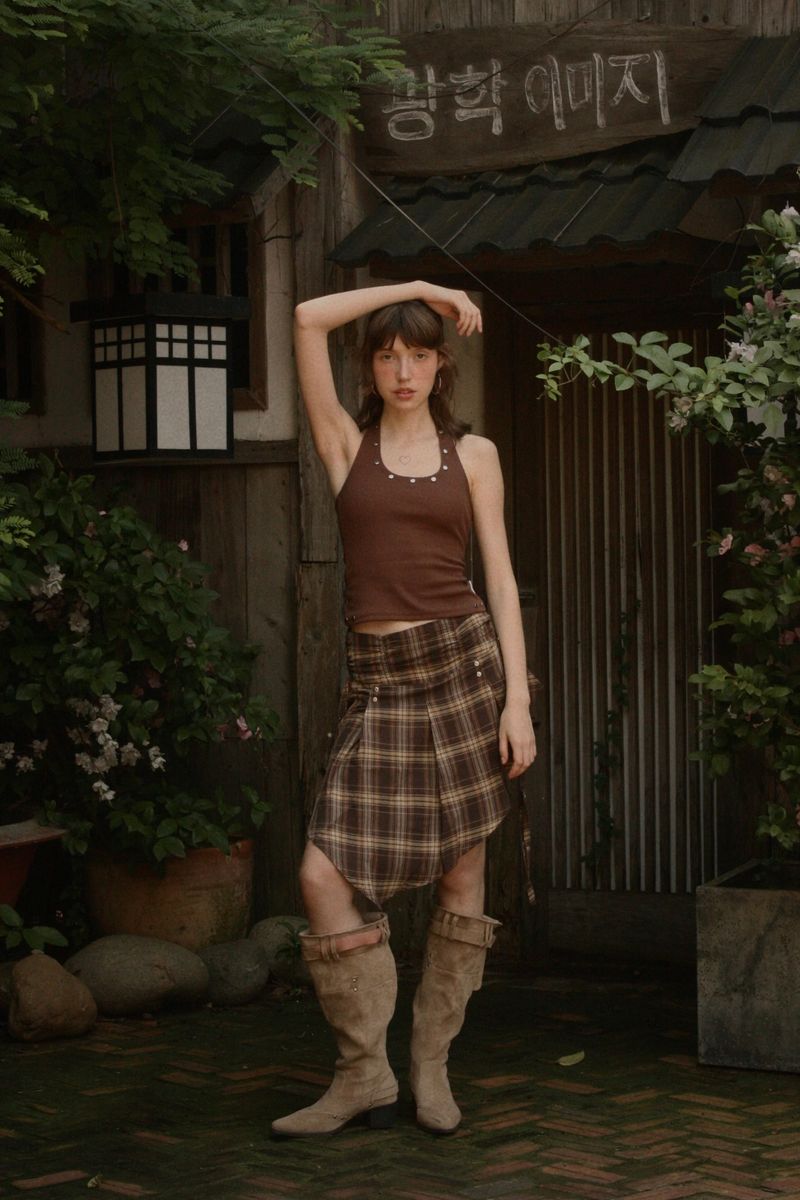 Rivet Halter Tops