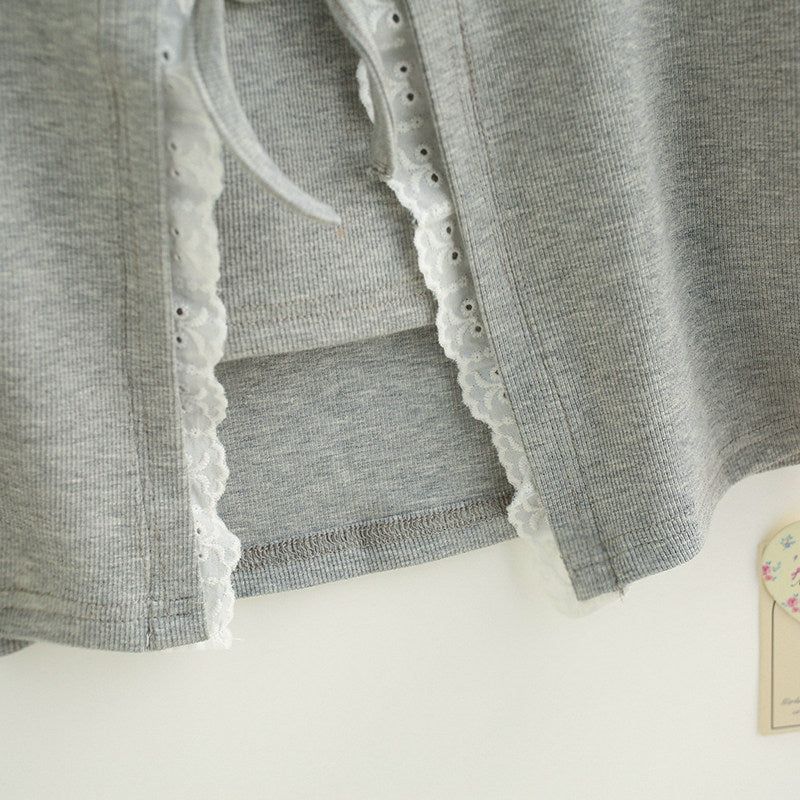 Ribbon Tie Layered Top