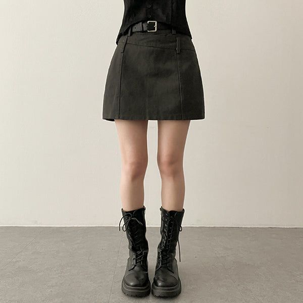 hijjoo（ハイチュー）の「Belt Set Y2K Mini Skirt（Skirts）」