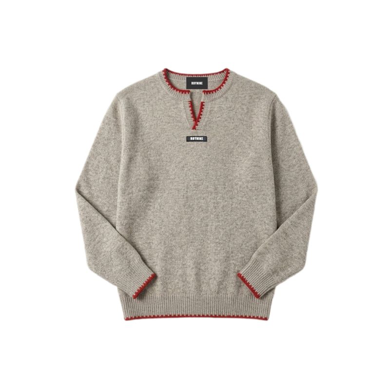 ROYNINE（ロイナイン）の「ベージュ ステッチ ニット（トップス）」