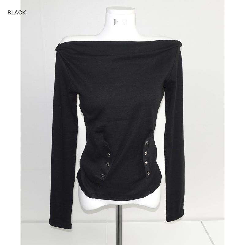 Slim Front Button Off T