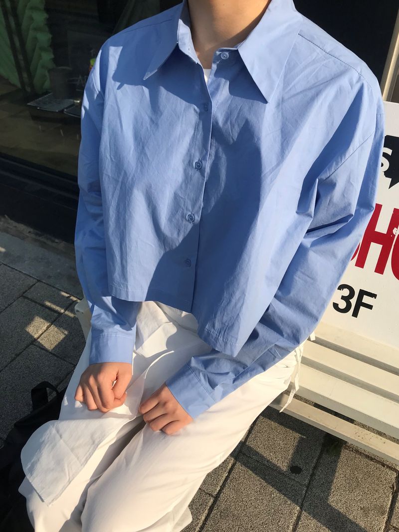 Arco iris（アルコイリス）の「Loose crop shirt （Tops）」