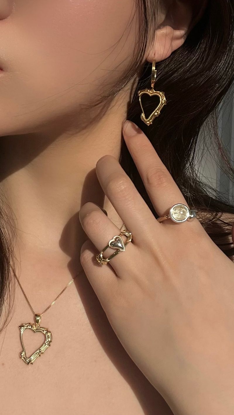 cerofar（セロファー）の「HEART TURTLE RING GOLD(silver+16K gold plated)（Accessories）」