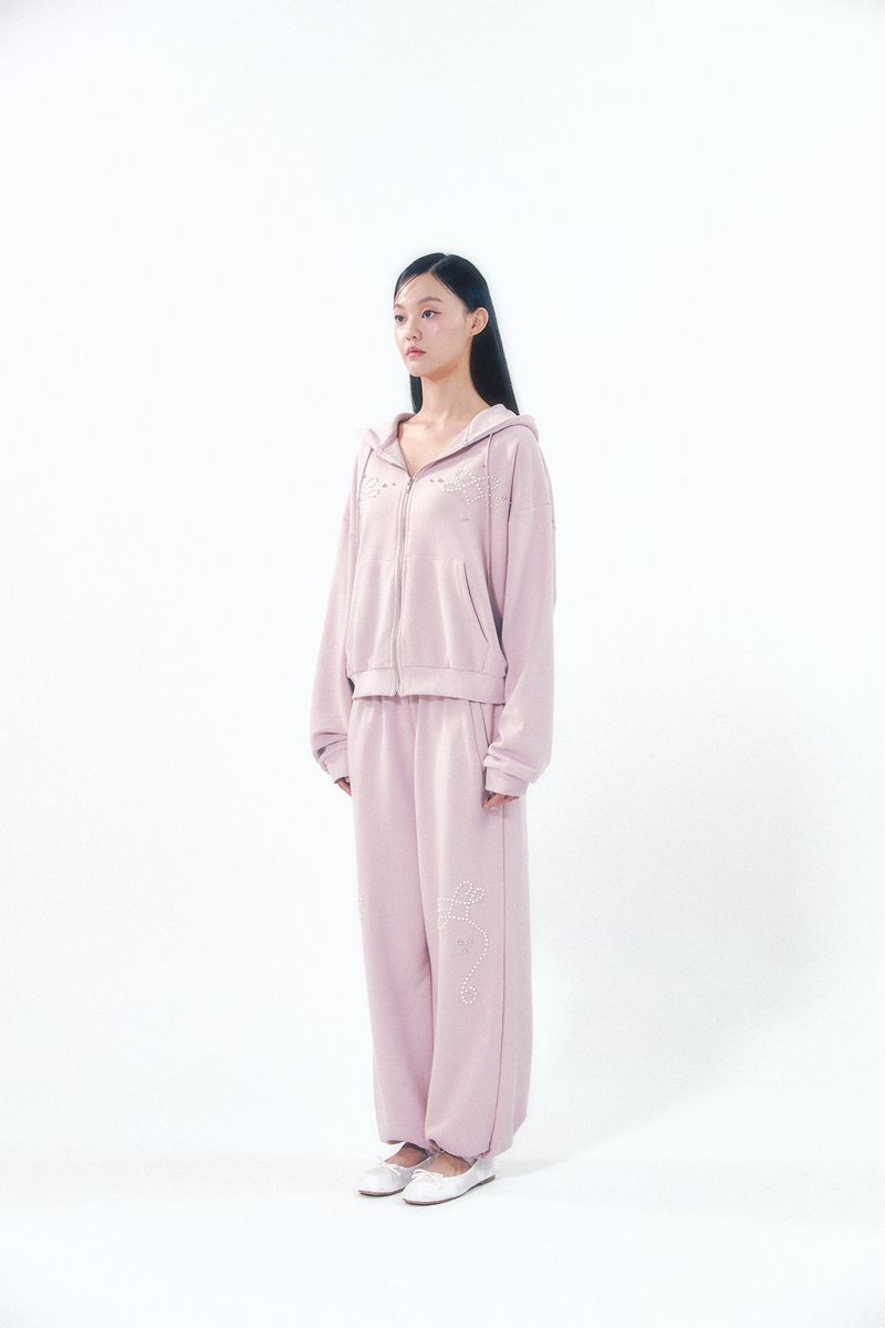 Pearl Track Pants Pink