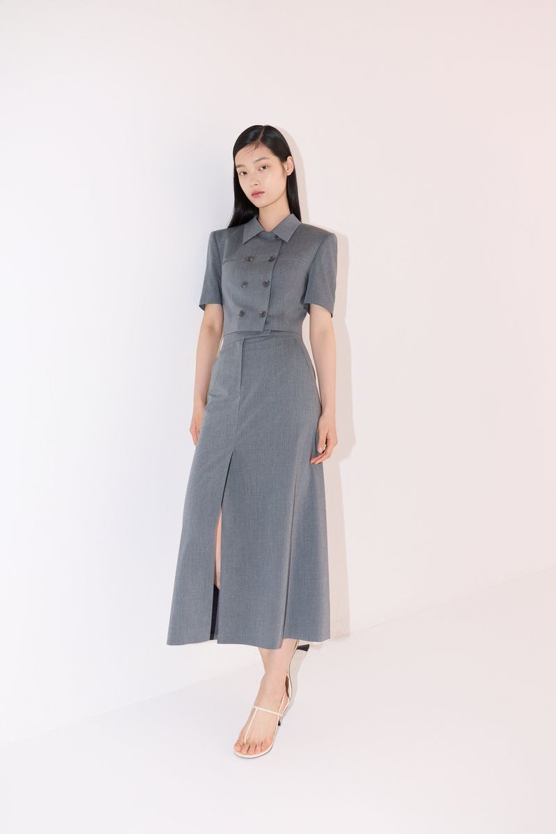 NO.27 SKIRT - GREY