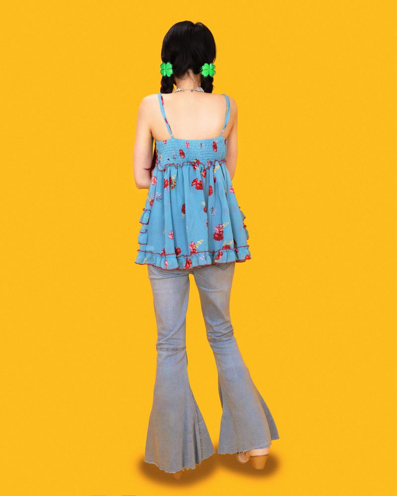 heidi frill sleeveless