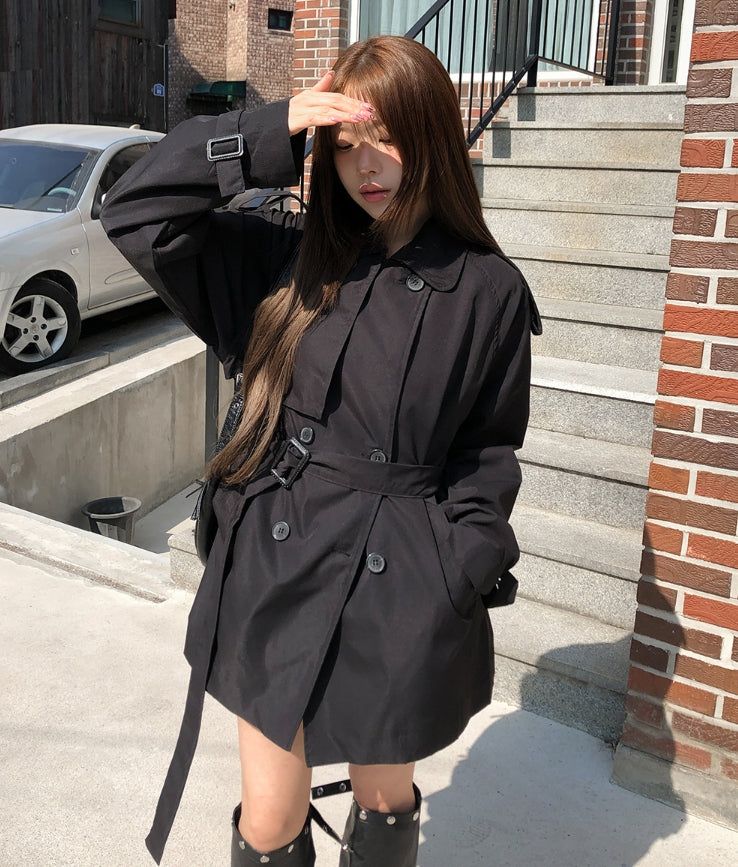 Mir Epaulet Half Trench Jacket