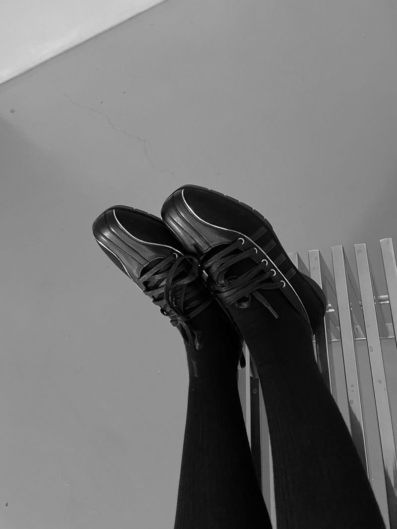 track flat shoes(2 color)