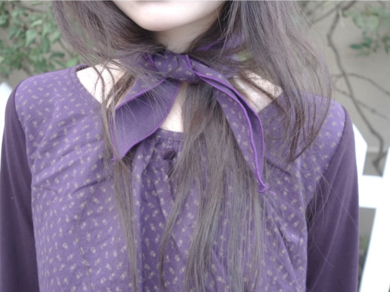 grass scarf tee