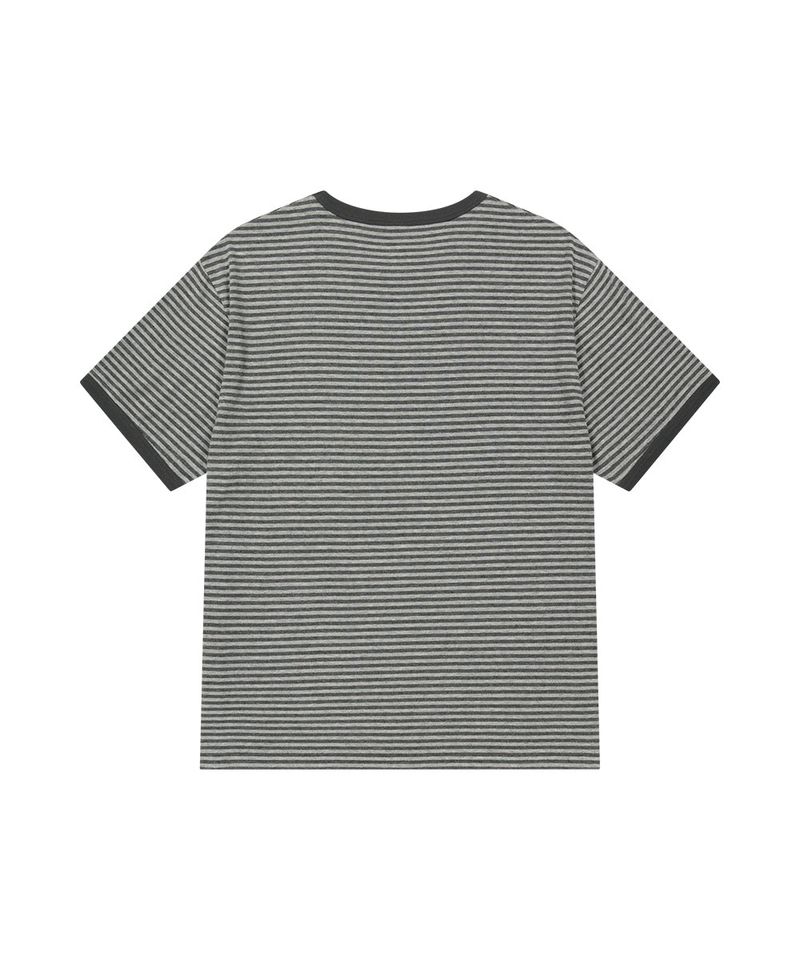 BASIC LOGO STRIPE RINGER TEE