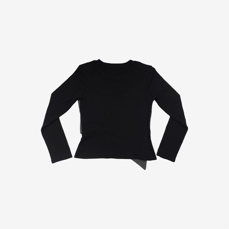 Veil twist color block knit