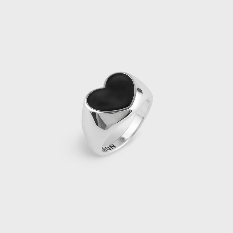 BLACK LOVE RNG SILVER925