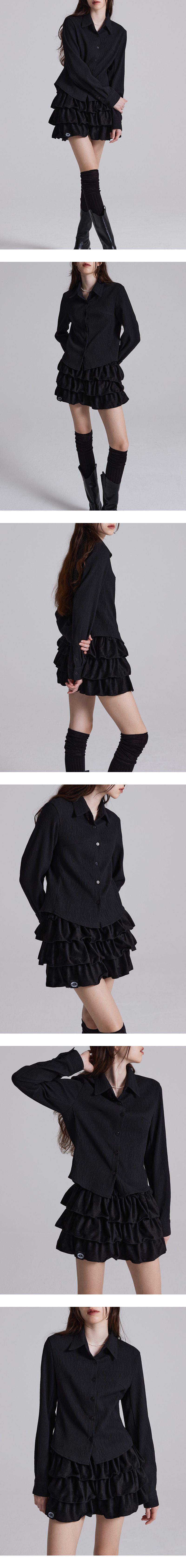 MOCHA SKIRT IN BLACK