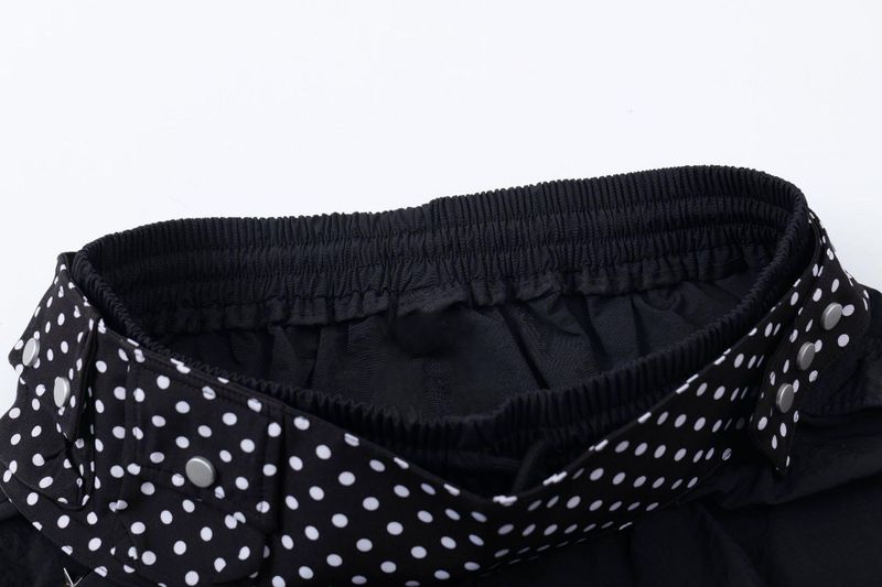 Dot Scarf Layered Cargo Pants 232502910