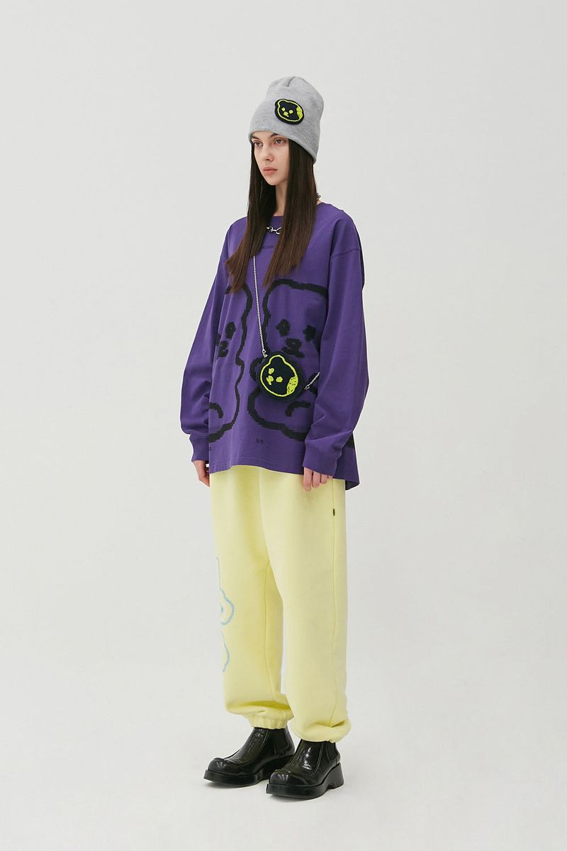 Clone L/S Tee_Purple