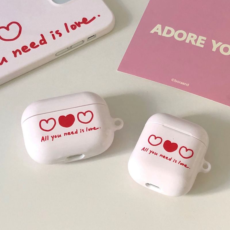 bora and(ボラアンド)の「Love air pods case (Glossy hard)(Smartphone Accessories)」
