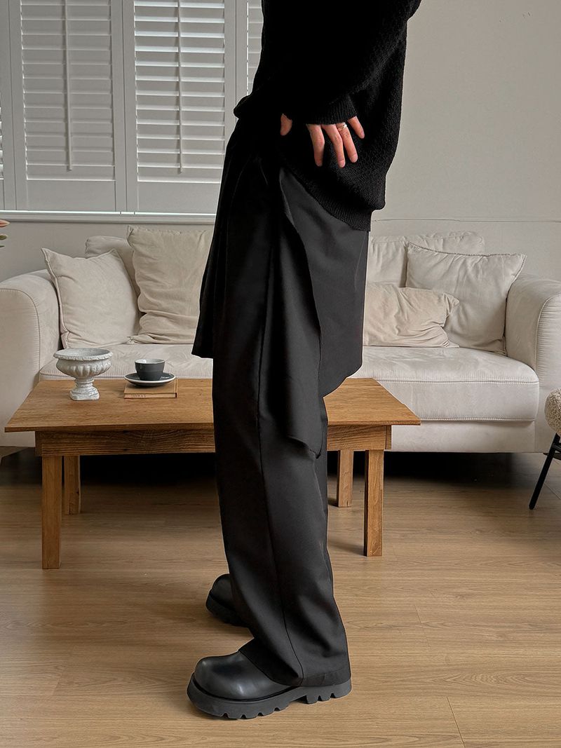 3 TAP Shirt Layered Slacks (2color)