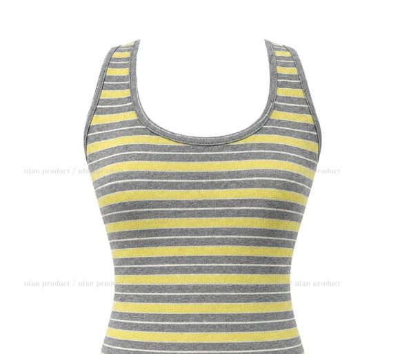 Fruity Stripe Halter Sleeveless