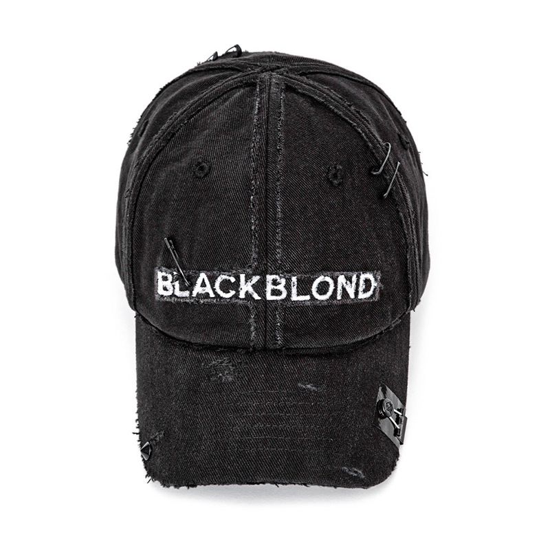 BBD Cross Damage Custom Denim Cap (Black)