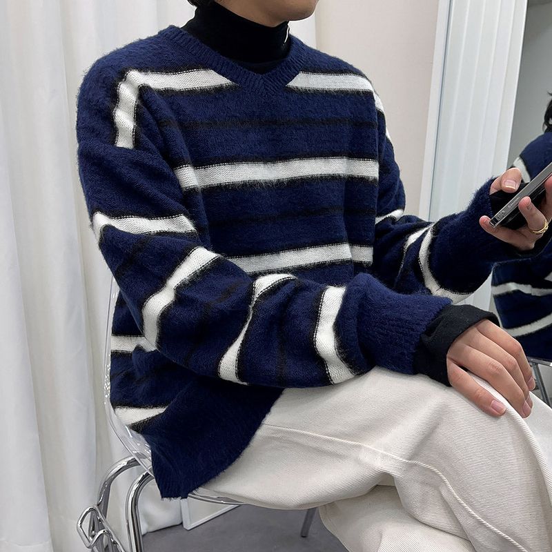 EV Angora Striped Knitwear (2 colors)