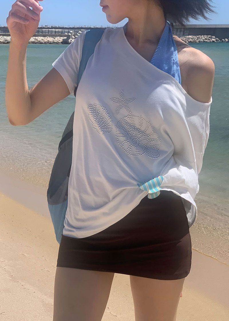 eon(イオエン)の「SHELL OFF TEE (2color)(Tops)」