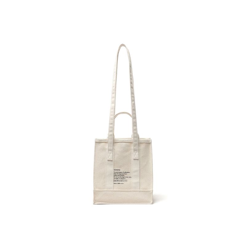 MINI SQUARE CANVAS TOTE BAG 2COLOR