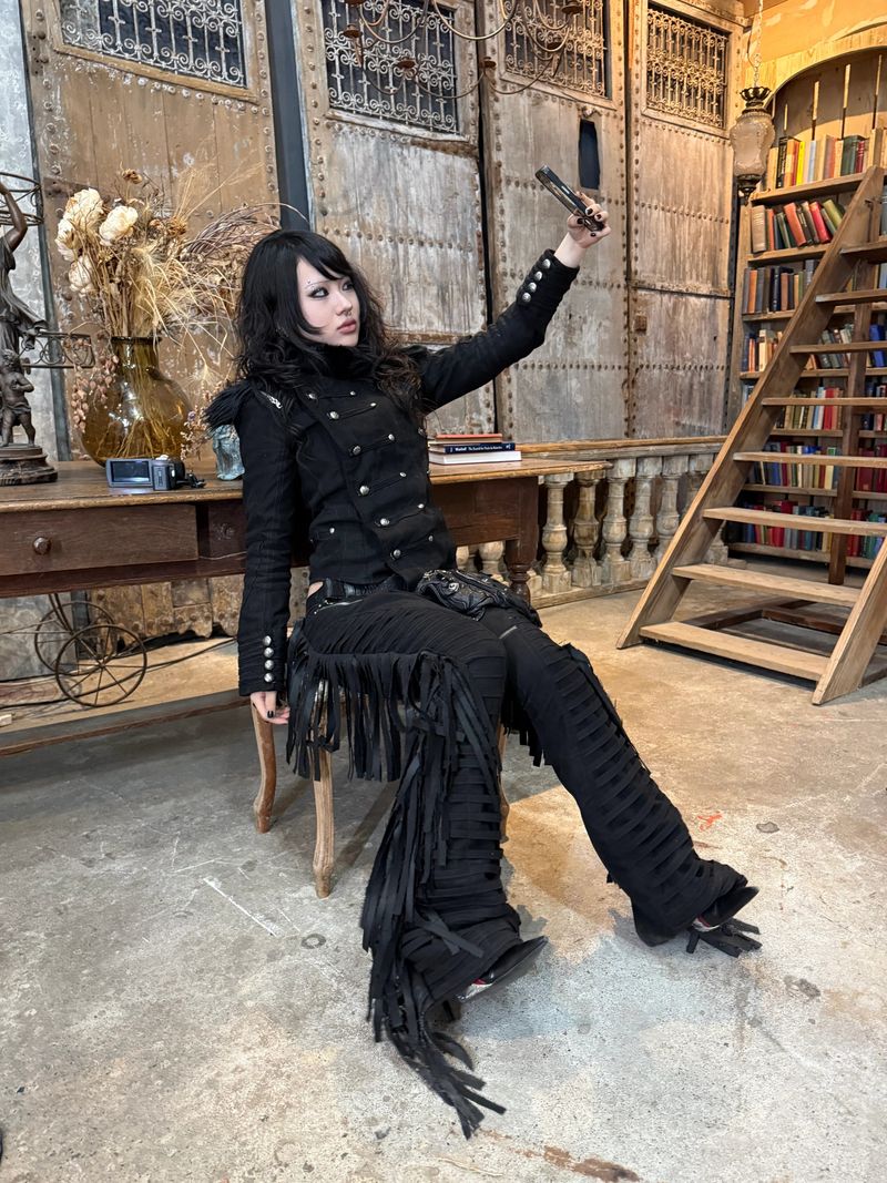 Cozy Worldwide（コージー ワールドワイド）の「SL ブラックファーレザージャケット（ジャケット/アウター）」
