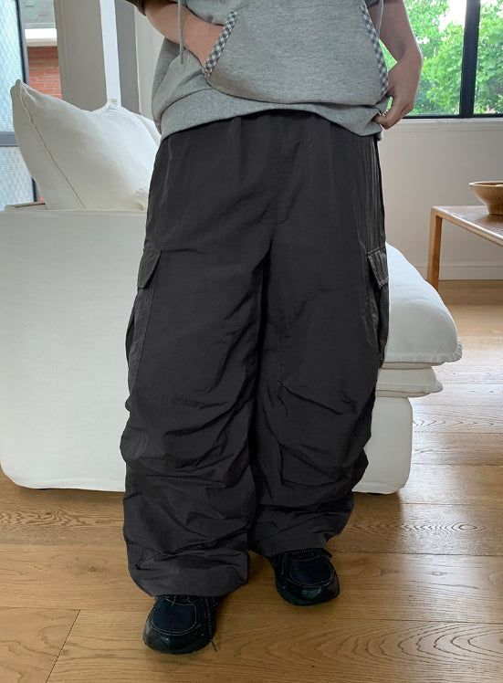 Tsukami Cargo Nylon Parachute Banding Pants
