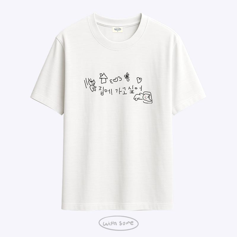 withsome(ウィズサム)の「Mara Goang i want go home T-shirt(Tops)」