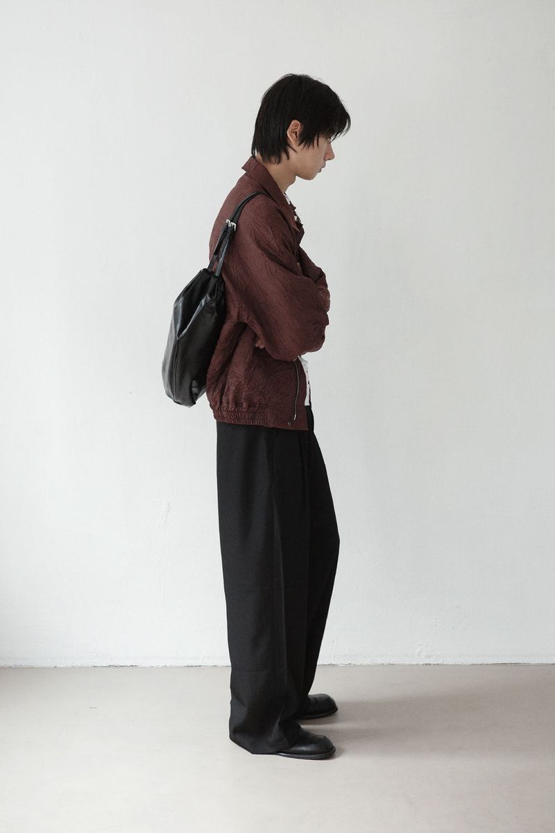 leather double strap bag