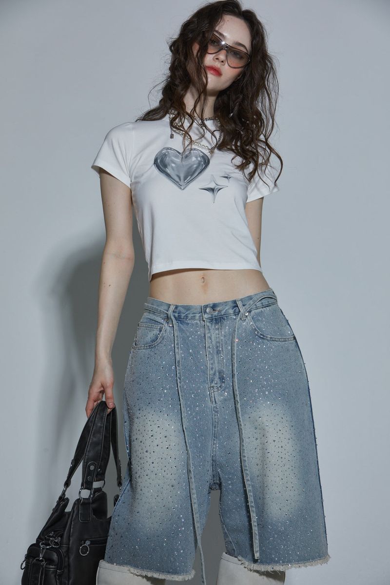 DIA BERMUDA PANTS -LIGHT BLUE