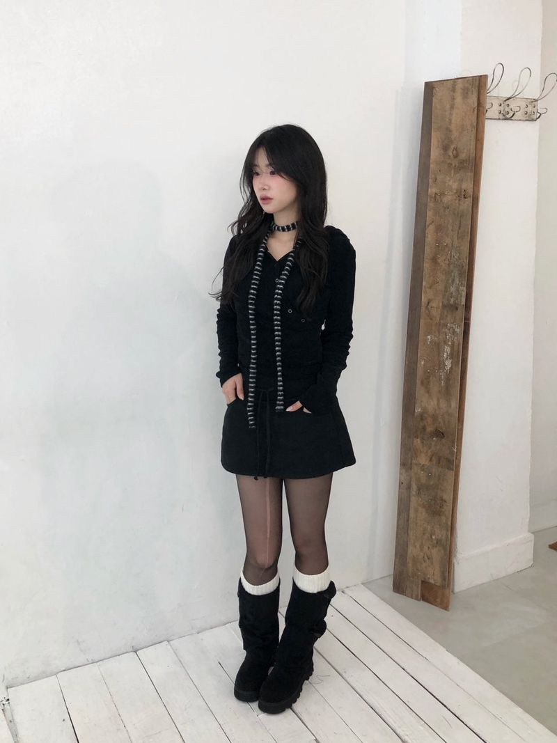 Cotton banding skirt