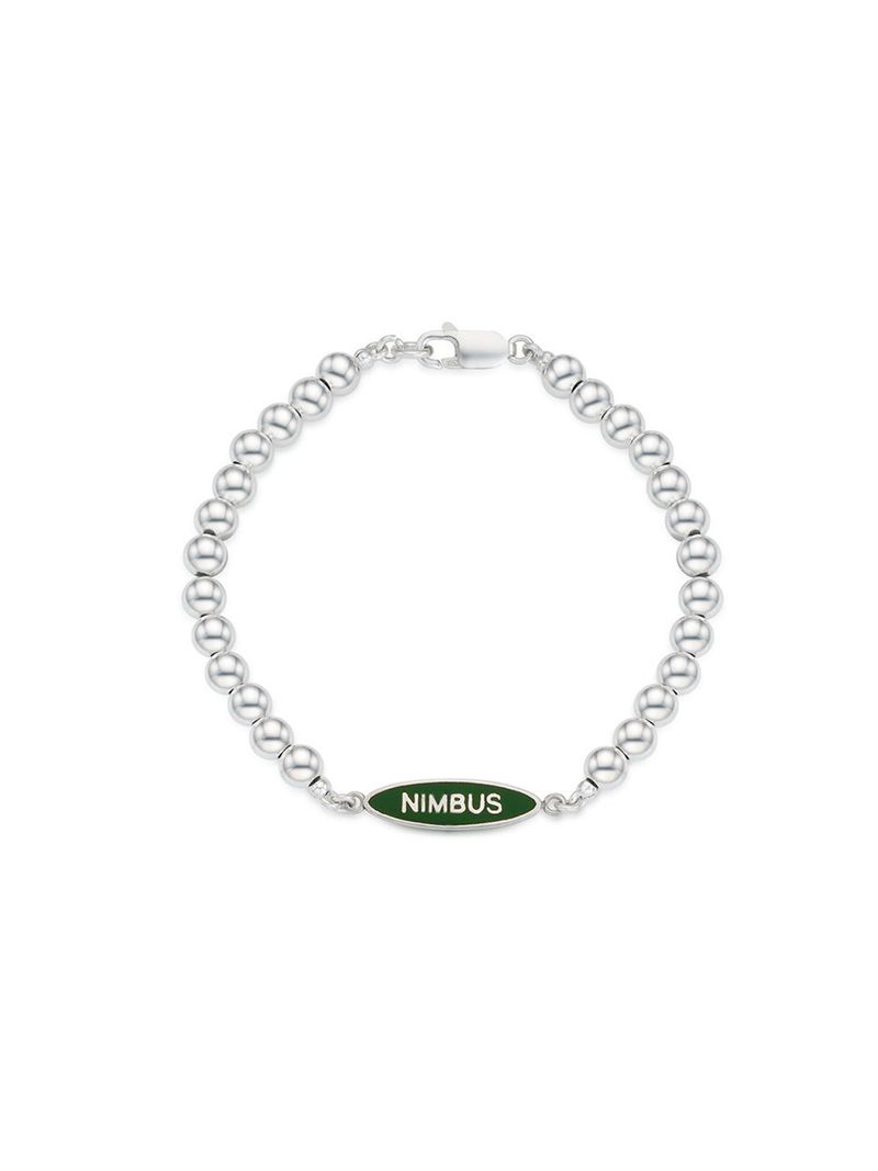 GREEN TAG BALL BRACELET