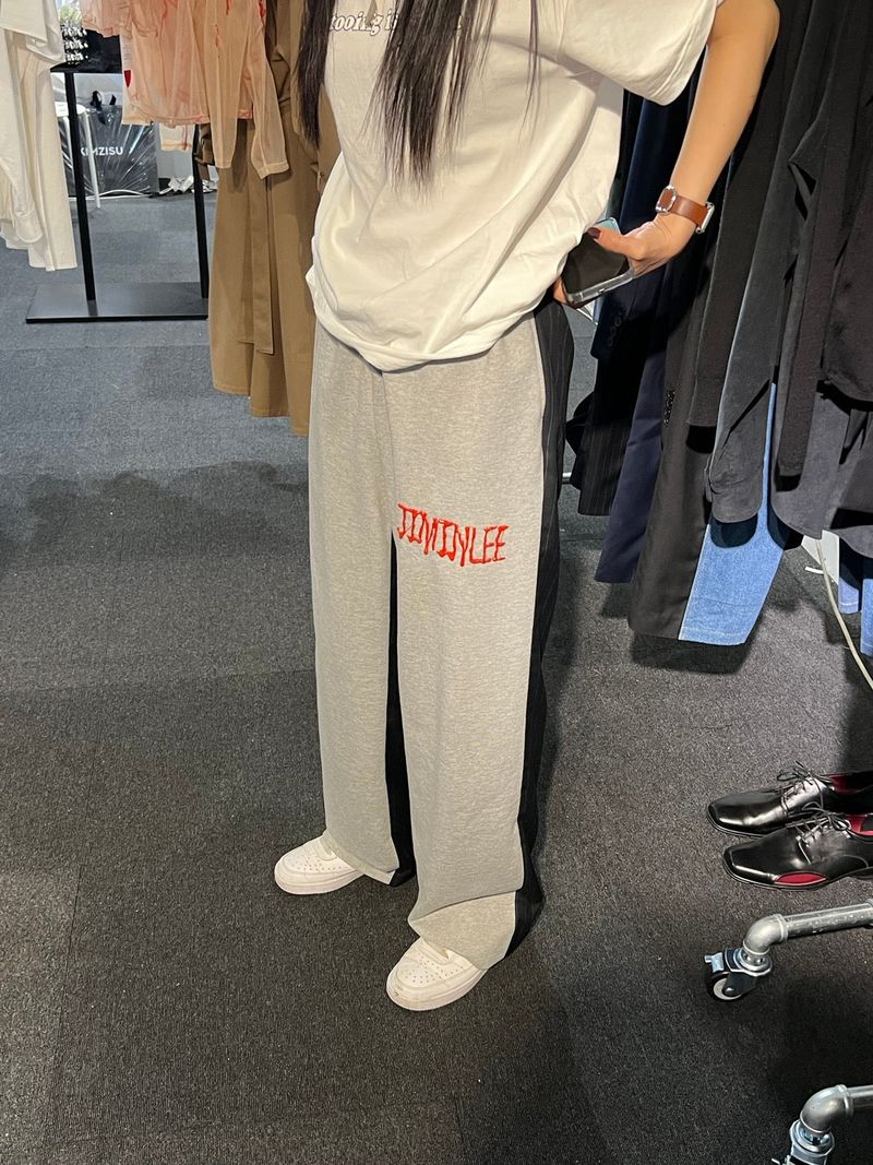 [MADE] 1/2 JERSEY SUIT PANTS GREY
