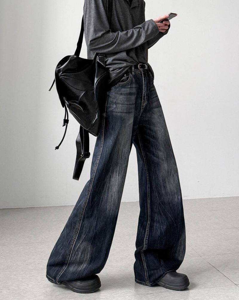 Miake Washing Flare Denim