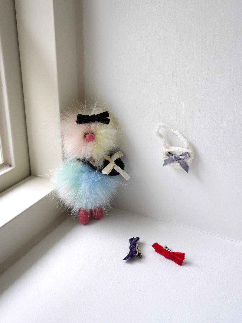Cosymosy Mini Bird Keyring - Rainbow