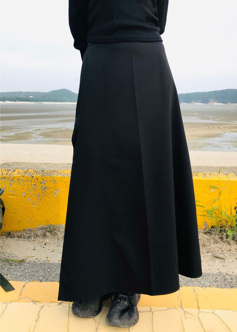  SIDE CUT MIDI SKIRT