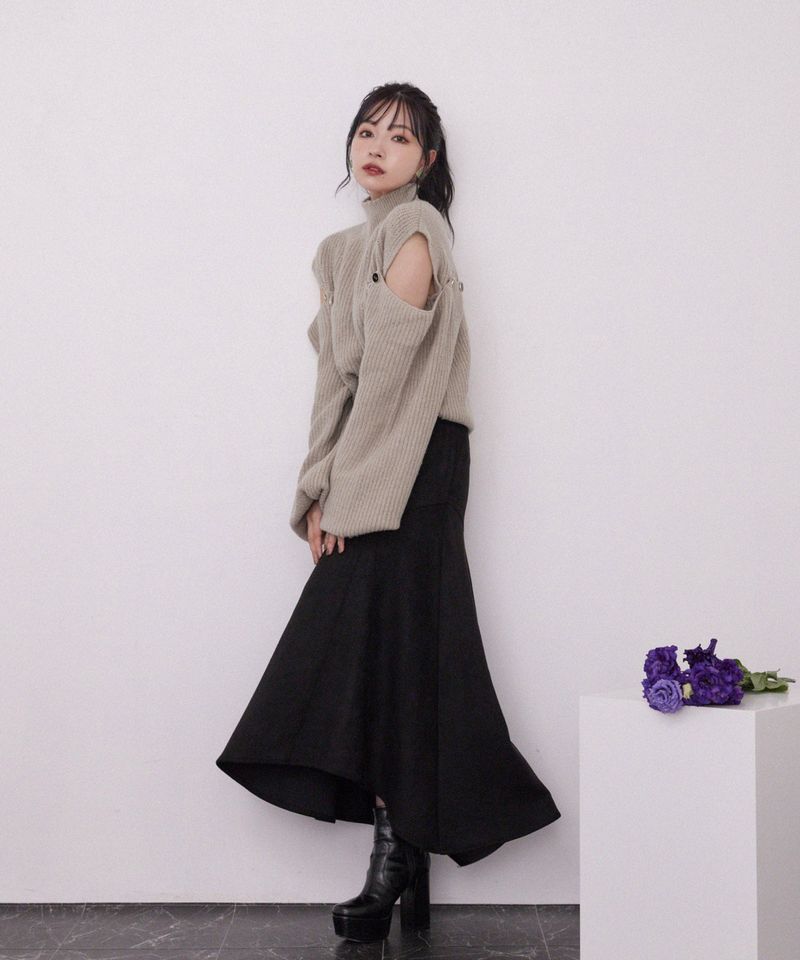 ANDGEEBEE(アンジービー)の「フェイクスウェードスカート(Skirts)」