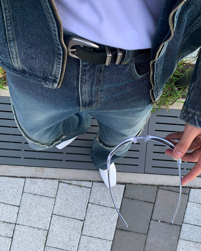 HD County Slit Denim Jacket