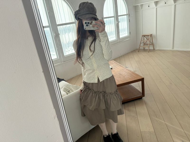 ダイアゴナルカンカンスカート