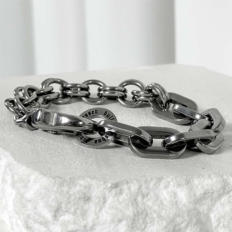 ss-A RBox x Double chain bracelet_silver