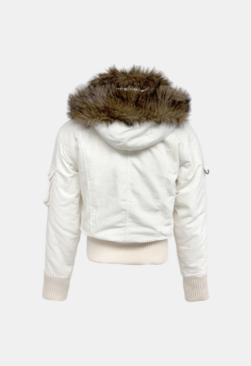 Porey Fur Hooded Jumper