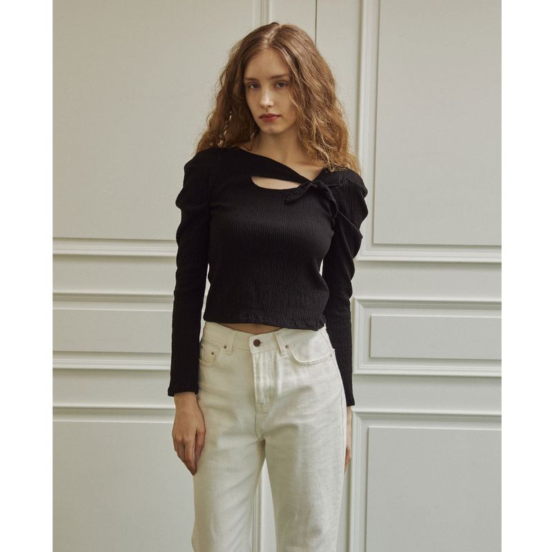 delidi（ディライディ）の「Flutter T-shirts (black)（Tops）」